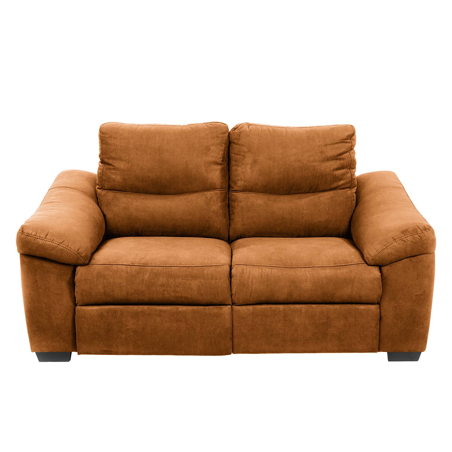 Modoform Sofa Lamexa II 2-Sitzer Cognac Microfaser 175x95x98 cm von Modoform