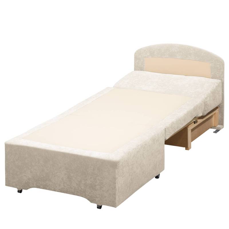 home24 Schlafsessel Disley Webstoff Beige/Creme Webstoff 86 x 84 x 84cm von home24