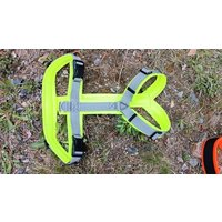 Modog Brustgeschir Neongelb Grau Softshell Modog Brustgeschir Neongelb Grau Softshell von ModogShop