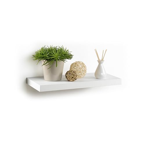 Modul'Home 6RAN791BC Regal, MDF/Spanplatte, 50 x 22,8 x 3,4 cm, weiß, L50xP22,8x3,4cm von Modul'Home