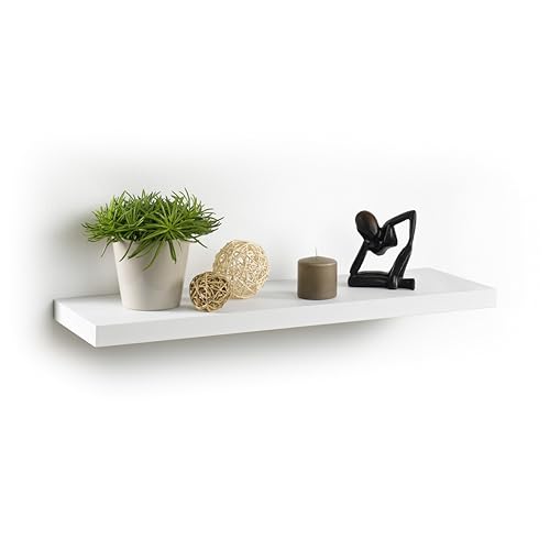 Modul'Home 6RAN792BC Regal, MDF/Spanplatte, 75 x 22,8 x 3,4 cm, weiß, L75xP22,8x3,4cm von Modul'Home