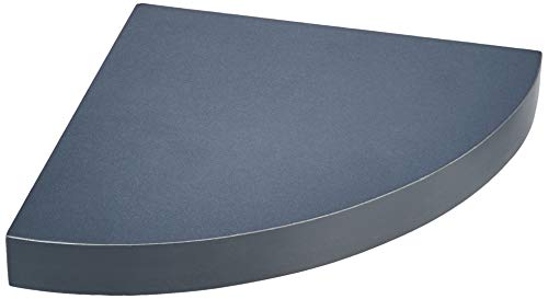 Modul'Home Eckregal, MDF/Spanplatte, Anthrazitgrau, 25x25x3,4cm von Homéa