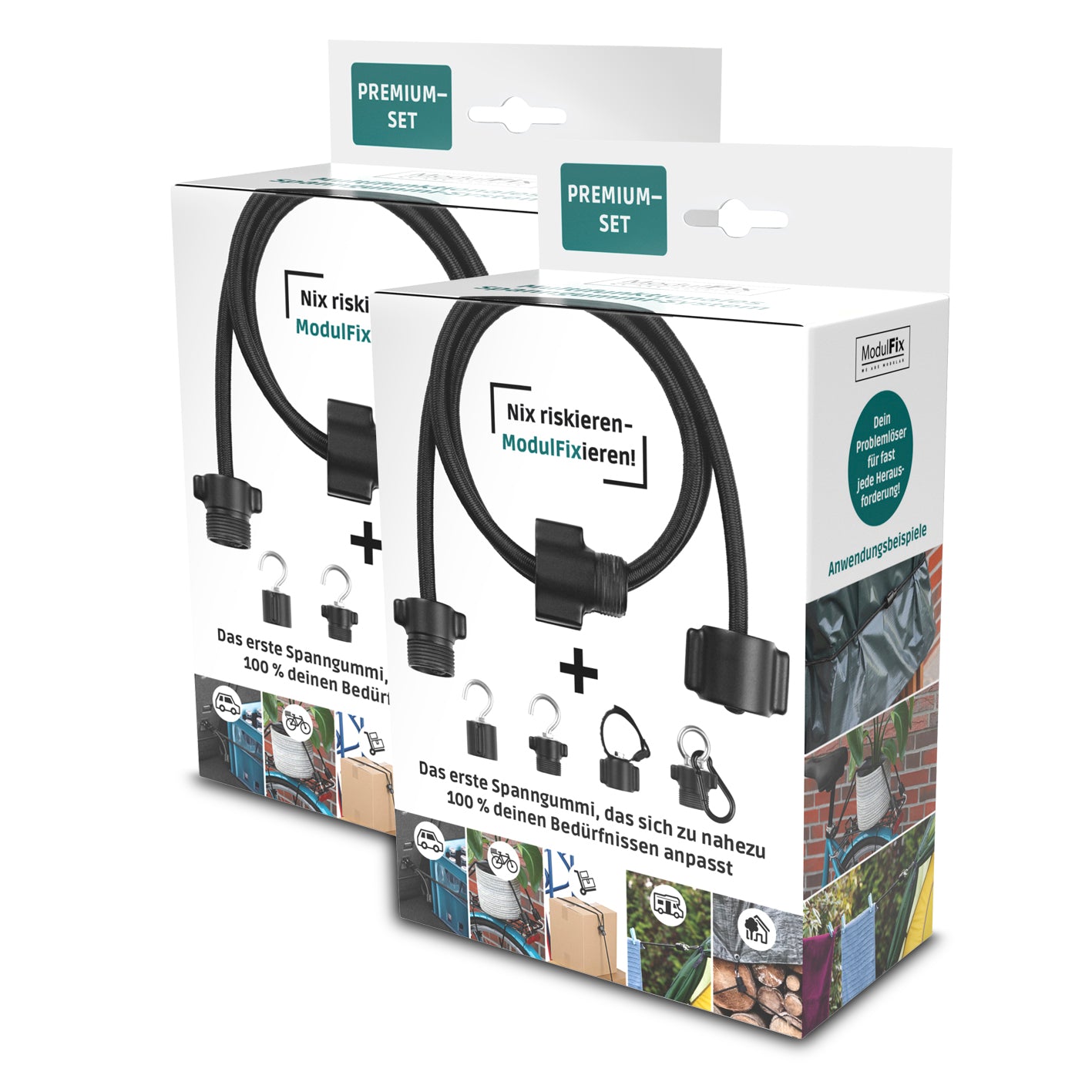 Multifunktionales Spanngummi-System - Premium-Set - 2er-Set von ModulFix
