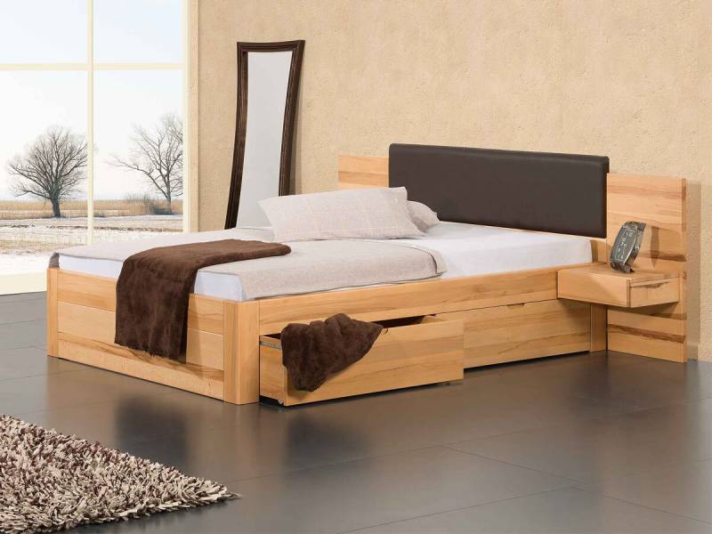 Modular Massivholzbett Parma Sassari von Modular
