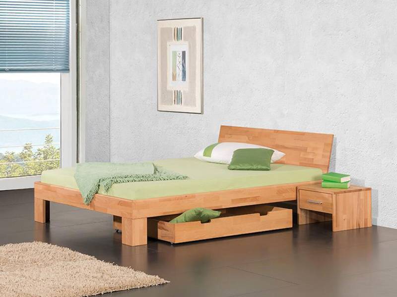 Modular Massivholzbett Varese Perledo von Modular