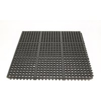 COBA Anti-Ermüdungsmatte Fatigue Step Grit Top, Nitril, BxL 900 x 900 mm von COBA