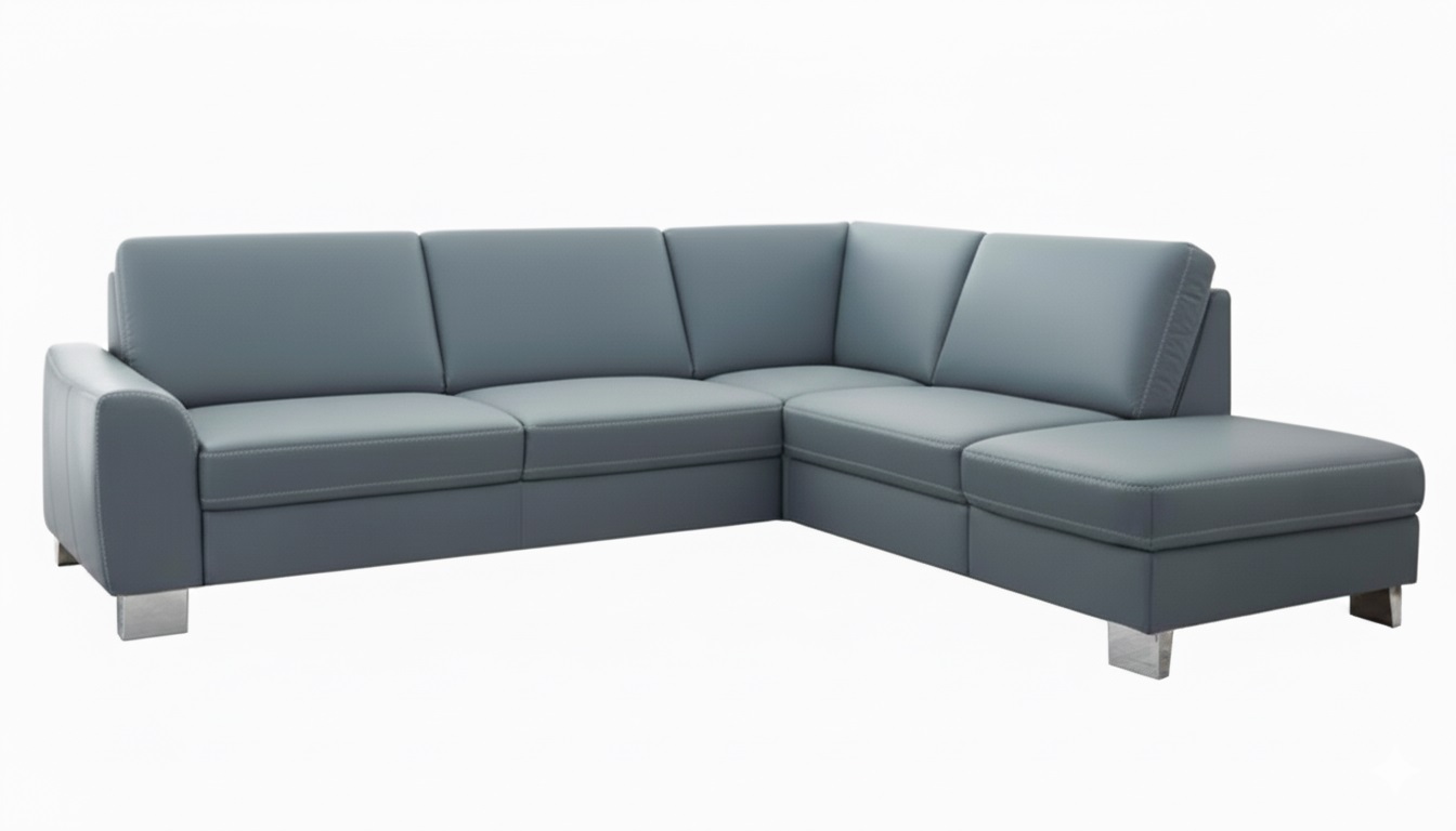 Modulmaster Polstereckgarnitur MM-PN1037 ca. 271x235cm in Leder Vivre steel Modulmaster Polstereckgarnitur MM-PN1037 ca. 271x235cm in Leder Vivre steel von Modulmaster