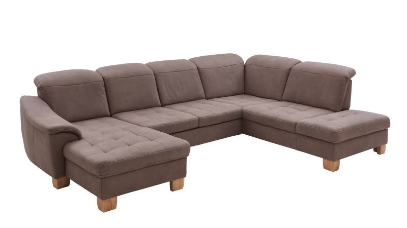 Modulmaster Wohnlandschaft MM-PP1188 ca. 345x243cm in Stoff Mammut nougat von Modulmaster