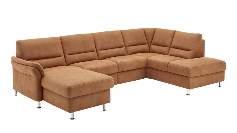 Modulmaster Wohnlandschaft MM-ZE1049 ca. 173x290x203cm in Stoff  Deluxe zimt von Modulmaster