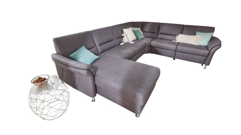 Modulmaster Wohnlandschaft MM-ZE1049 ca. 173x330x262 cm in Stoff Mammut grau von Modulmaster