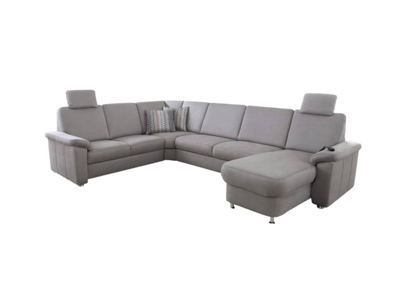 Modulmaster Wohnlandschaft ZE1059 ca. 330x240cm in Stoff Holiday alu von Modulmaster