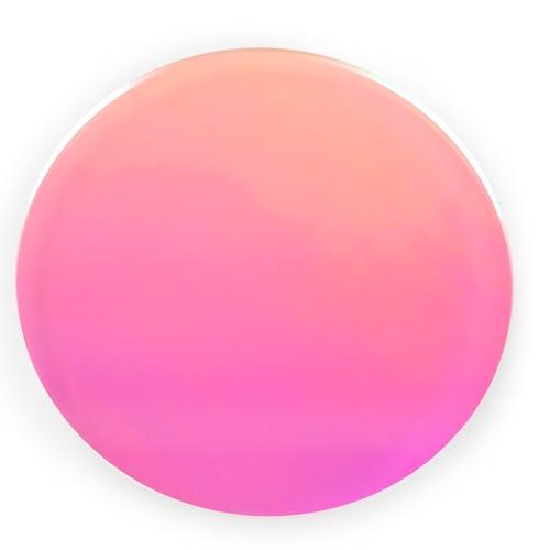 Modulor Acrylglas GS Scheiben farbig, vielfältig nutzbare und irisierende Acrylglasscheibe für Lichtobjekte und Beleuchtungszwecke, 3 mm dicke Acrylscheibe in Ø 300 mm, pink/gelb irisierend Modulor Acrylglas GS Scheiben farbig, vielfältig nutzbare und irisierende Acrylglasscheibe für Lichtobjekte und Beleuchtungszwecke, 3 mm dicke Acrylscheibe in Ø 300 mm, pink/gelb irisierend von Modulor