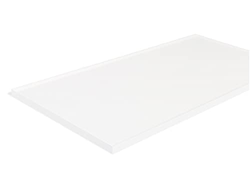 Modulor Acrylglas GS transparent farblos, vielfältig nutzbare Acrylglasplatte für Lichtobjekte und Beleuchtungszwecke, 8 mm dicke transparente Acrylgas-Platte in 25 x 50 cm von Modulor