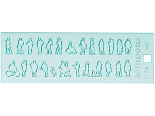 Modulor Acrylglas Silhouetten-Figuren, gelasert, 1:200, Figuren 1, 25 Elemente, hellgrün Modulor Acrylglas Silhouetten-Figuren, gelasert, 1:200, Figuren 1, 25 Elemente, hellgrün von Modulor