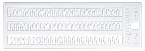 Modulor Acrylglas Silhouetten-Figuren, gelasert, 1:500, Figuren 1, 75 Elemente, farblos Modulor Acrylglas Silhouetten-Figuren, gelasert, 1:500, Figuren 1, 75 Elemente, farblos von Modulor