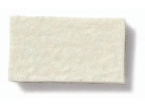 Modulor Filz-Untersetzer für Gläser, runder Untersetzer aus 100% Wollfilz, auch als dekoratives Tischset geeignet, 10 cm im Durchmesser (Weiß) von Modulor