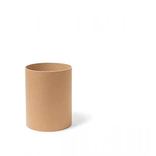 Modulor Papierkorb aus stabilem Hartpapier für Büro, Arbeitszimmer, Kinderzimmer, ø 23 cm, Volumen 12 L, braun von Modulor