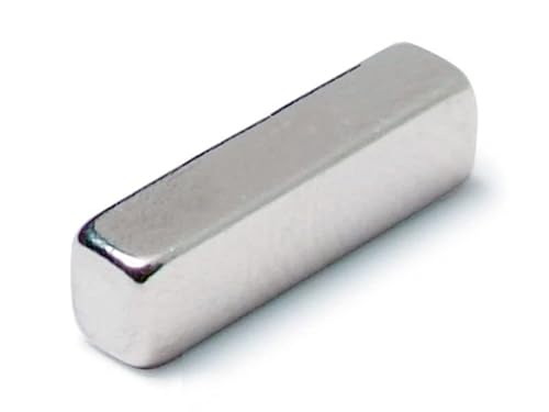Modulor Quadermagnet Neodym, Silber, 10 x 3 mm, h = 2,4 mm, vernickelt, N 44, 8 Stück Modulor Quadermagnet Neodym, Silber, 10 x 3 mm, h = 2,4 mm, vernickelt, N 44, 8 Stück von Modulor