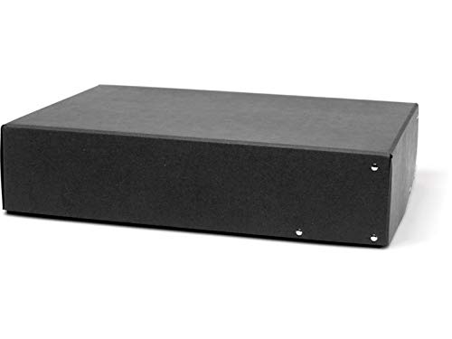 Modulor Stülpdeckelkarton genietet, für DIN A3, robuste Schachtel aus Schwarzpappe mit satinierter Oberfläche, 10,0 cm x 31,0 cm x 43,0 cm, anthrazit von Modulor