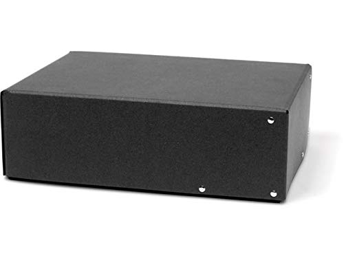 Modulor Stülpdeckelkarton genietet, für DIN A4, robuste Schachtel aus Schwarzpappe mit satinierter Oberfläche, 10,0 cm x 23,0 cm x 31,0 cm, anthrazit von Modulor