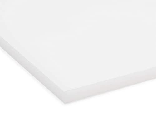 PLEXIGLAS® GS farbig 5 mm, vielfältig nutzbares und bruchfestes Marken Acrylglas für Lichtobjekte etc., 5 mm dicke PLEXIGLAS® GS Platte in 25 x 50 cm, weiß durchscheinend (WH73) von Modulor