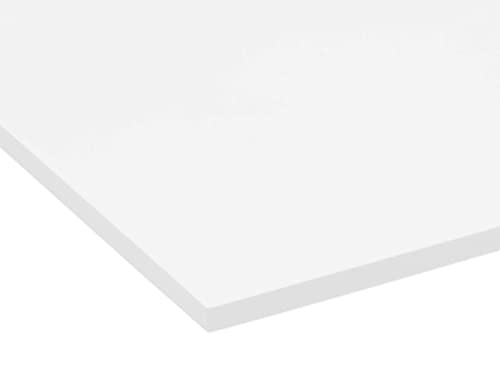 PLEXIGLAS® GS weiß (milchig), vielfältig nutzbares und bruchfestes Marken Acrylglas für Lichtobjekte etc., 3 mm dicke PLEXIGLAS® GS Platte in 12 x 25 cm, weiß-opak (WH01) von Modulor