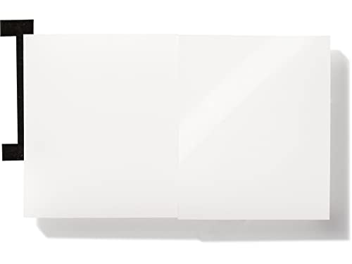 PLEXIGLAS® Satinice SC weiß, einseitig satiniert, vielfältig nutzbare Acrylglasplatte für Lichtobjekte und Beleuchtungszwecke, 3,0 x 120 x 250 mm, milchig-weiß (WH02SC) von Modulor