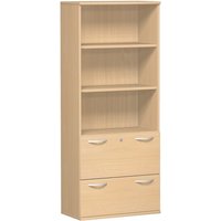 Modulschrank Profi mit Hängeregistratur, 5 OH, Buche von Gera