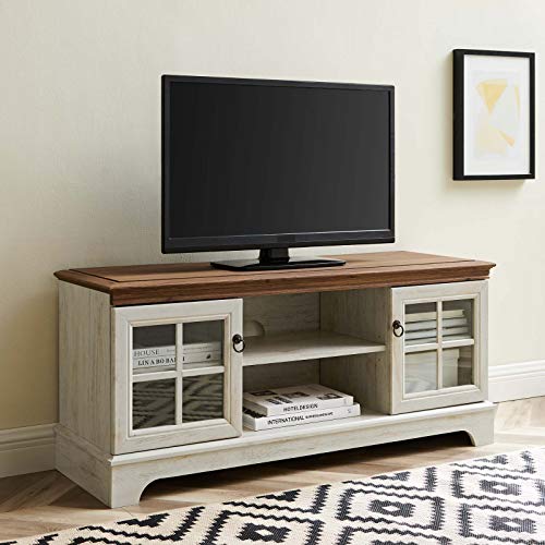 Modway Pacific Coastal Contemporary 47-Zoll-TV Board in Walnuss-Weiß, 47 Zoll von Modway
