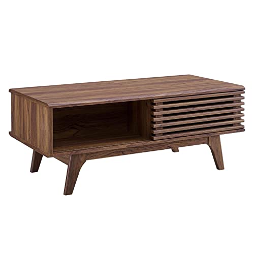Modway Render Moderner Couchtisch aus Nussbaum, Walnuss, 43 Zoll von Modway