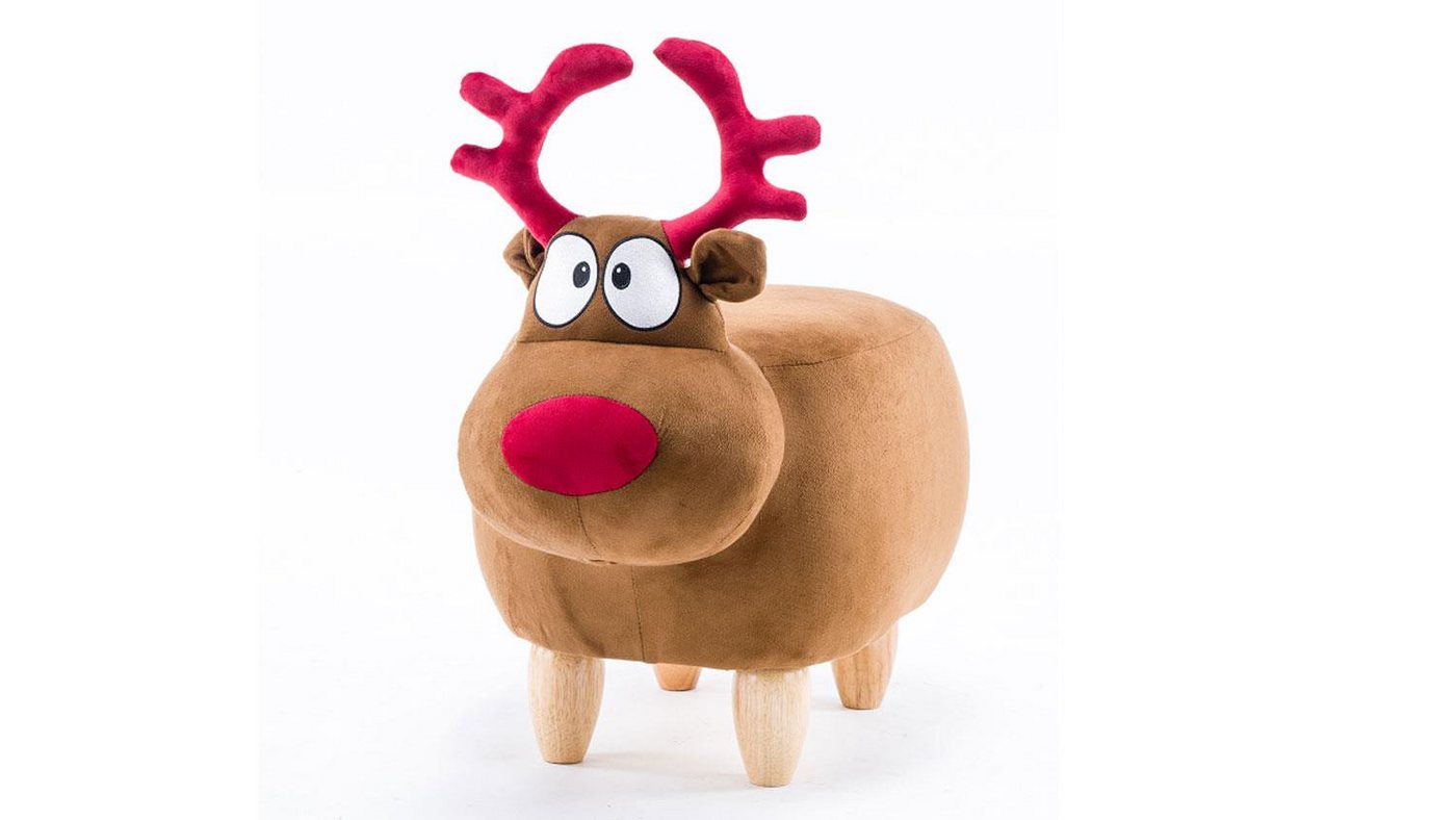 Möbel Akut Kinderhocker Tierhocker Rentier braun rot Kinderhocker Massivholz natur Möbel Akut Kinderhocker Tierhocker Rentier braun rot Kinderhocker Massivholz natur von Möbel Akut