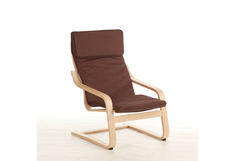 Möbel Akut Sessel Schwingsessel Casa Birke Cappuccino von Möbel Akut