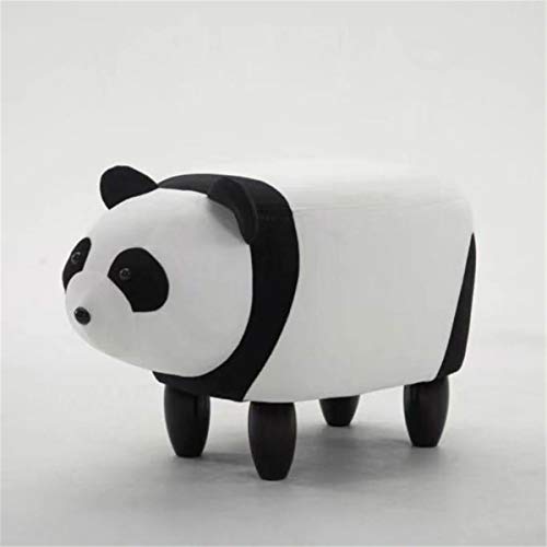 Möbel Akut Tierhocker Polsterhocker Kinder - Hocker Deko - Tiere - Animals (Panda weiß/schwarz) von Möbel Akut