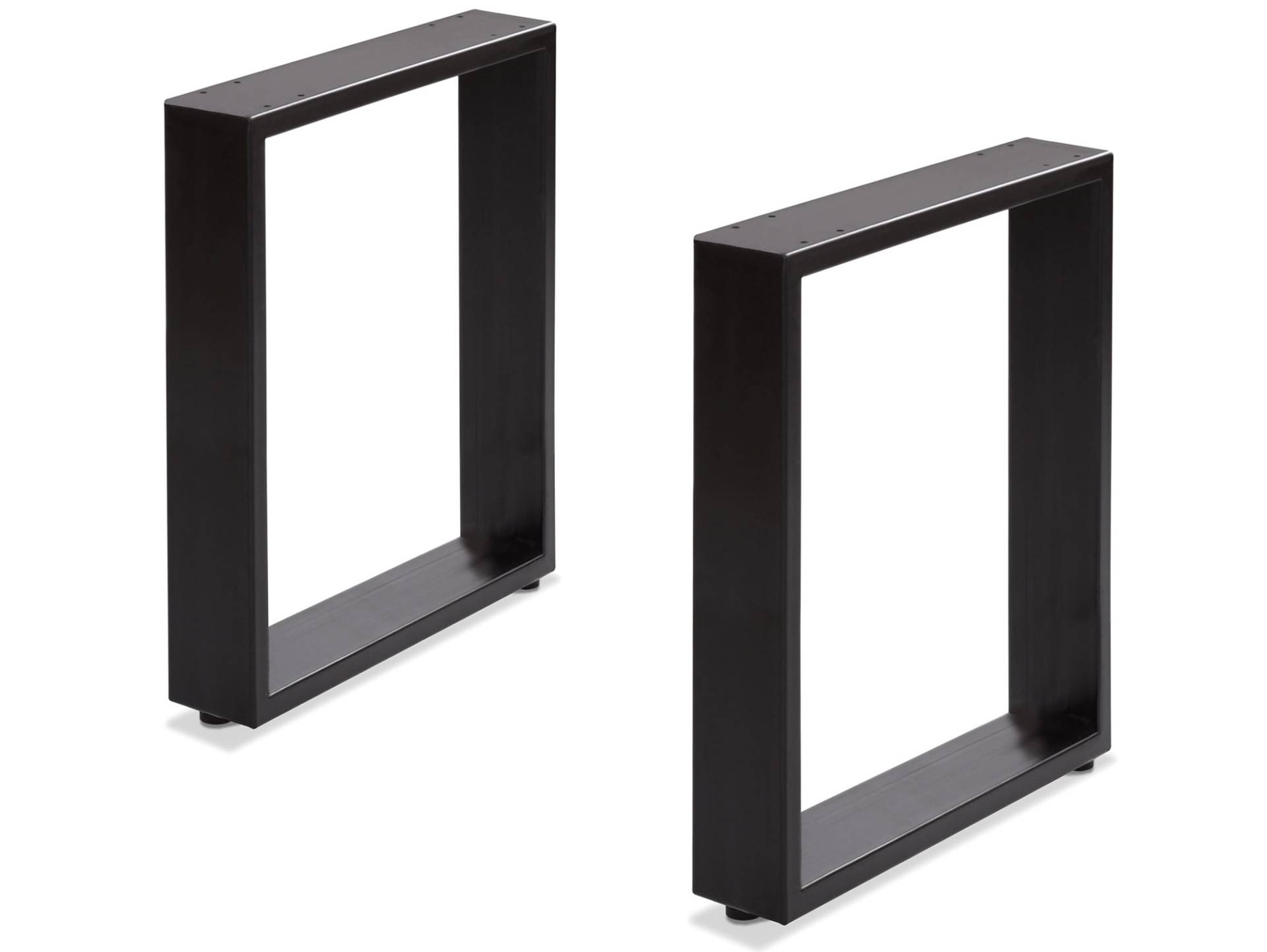 1 Paar Gestelle für Esstische, Material Stahl, schwarz von Möbel-Eins