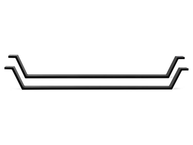 2er-Set Bettkufen, Material Metall, schwarz pulverbeschichtet von Möbel-Eins