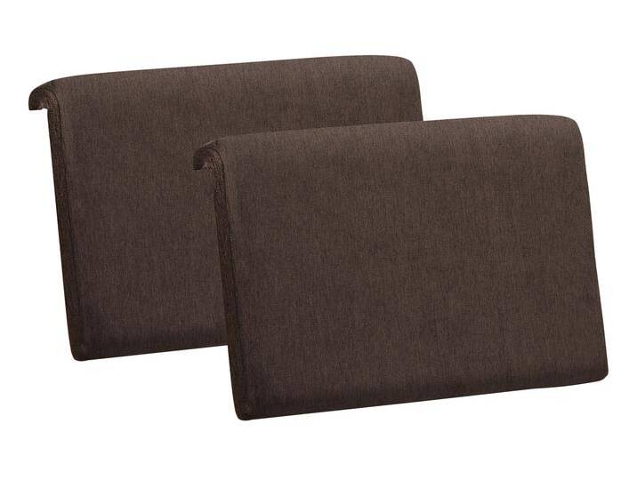 2er Set Klemmkissen 60 cm für Kopfteil, Stoff Braun von Möbel-Eins