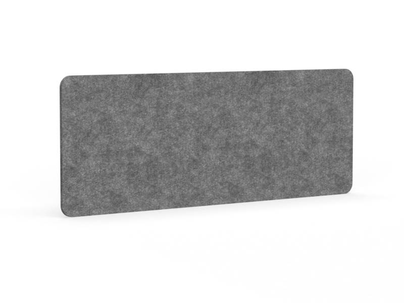 AKUSTIX VARION Akustikpaneel für Schreibtische, Rechteckig, Grau, 18 mm von Möbel-Eins