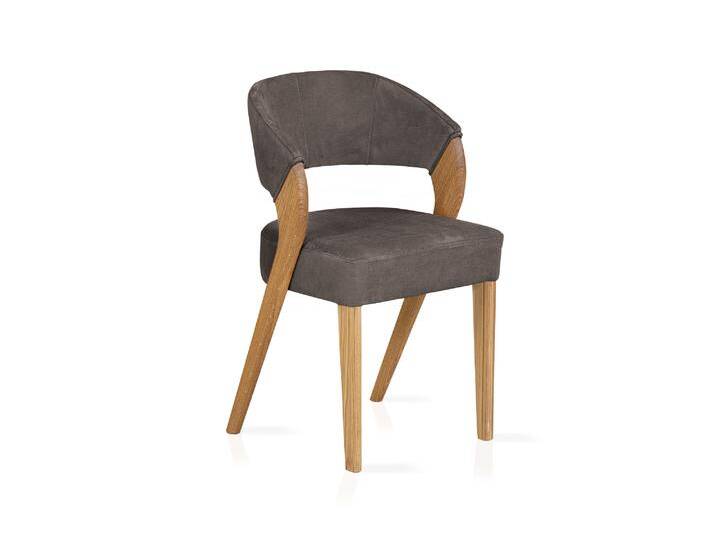 ALONA Polsterstuhl, Material Massivholz / Bezug Kunstleder, Eiche ALONA Polsterstuhl, Material Massivholz / Bezug Kunstleder, Eiche von Möbel-Eins