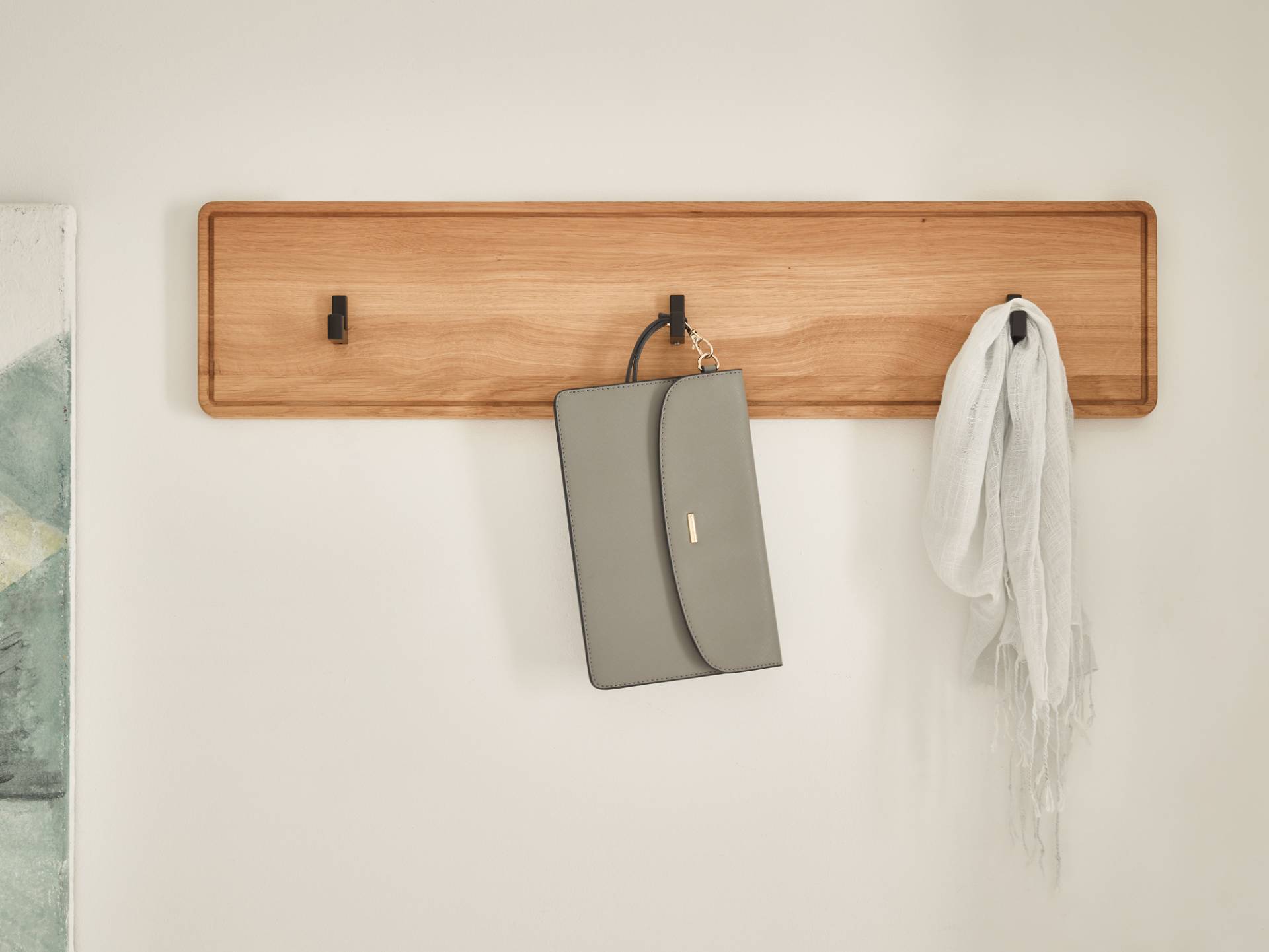 ANDINO Garderobenleiste, Material Massivholz, Wildeiche geölt ANDINO Garderobenleiste, Material Massivholz, Wildeiche geölt von Möbel-Eins