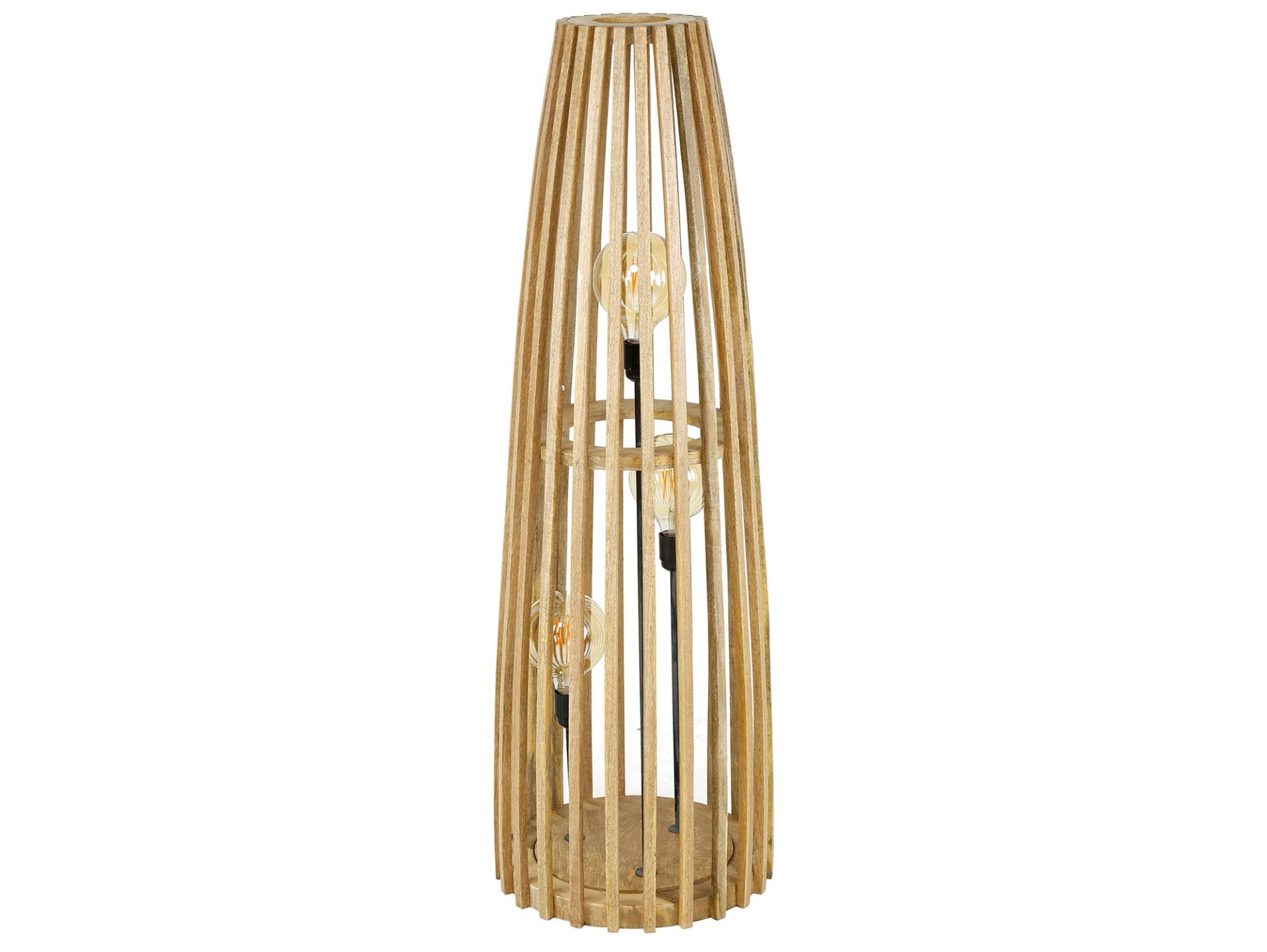 ARLENA Stehlampe, 3-flammig, Massivholz Mango von Möbel-Eins