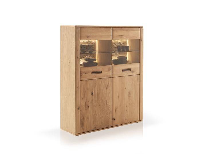 ASKARO Highboard I, Material Teilmassiv, Balkeneiche geölt ASKARO Highboard I, Material Teilmassiv, Balkeneiche geölt von Möbel-Eins