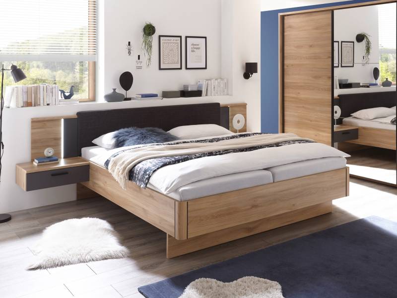 AUCKLAND Bettanlage 180x200 cm Maruvella Oak / Graphit AUCKLAND Bettanlage 180x200 cm Maruvella Oak / Graphit von Möbel-Eins