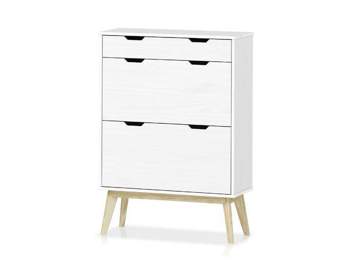 BARNY Schuhkipper, Material Massivholz, Kiefer, Kiefer weiss von Möbel-Eins