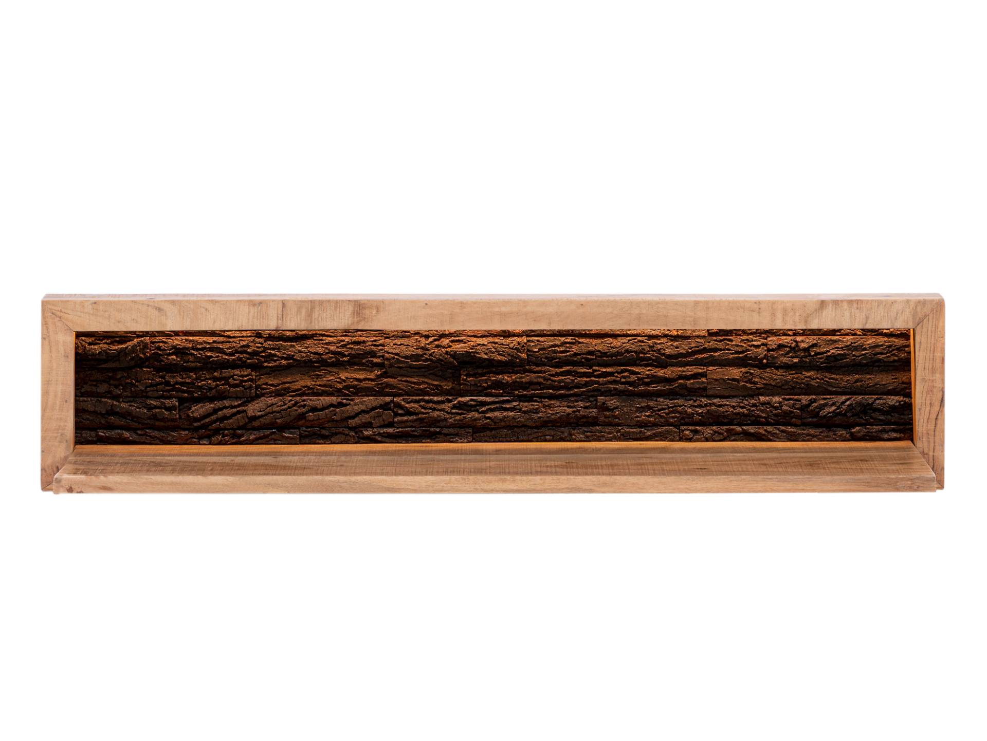 BATTURO Wandregal II, Material Massivholz, Akazie lackiert von Möbel-Eins