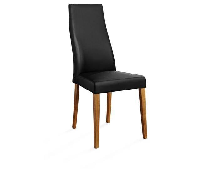 BEILA Polsterstuhl, Material Echtleder / Eiche massiv, schwarz BEILA Polsterstuhl, Material Echtleder / Eiche massiv, schwarz von Möbel-Eins
