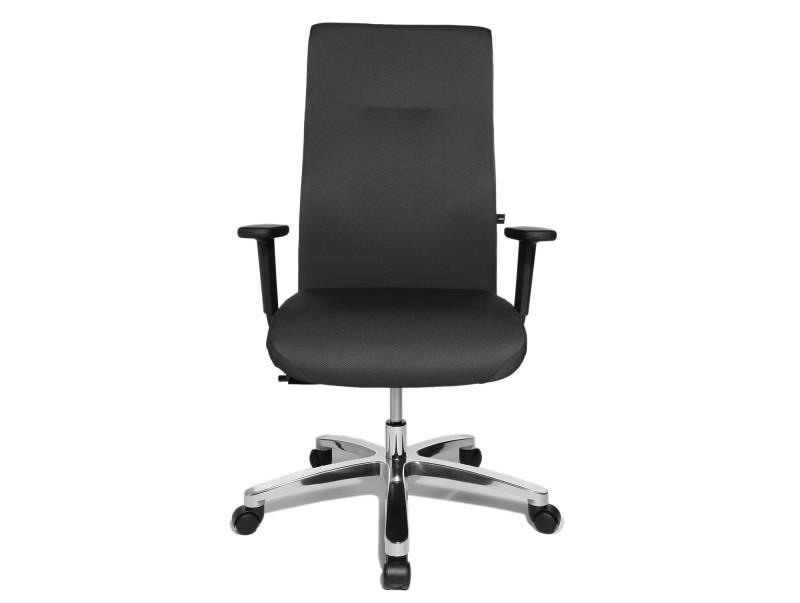 BIG STAR 20 Drehstuhl mit Armlehnen, Material Stoff / Aluminium, schwarz von Möbel-Eins