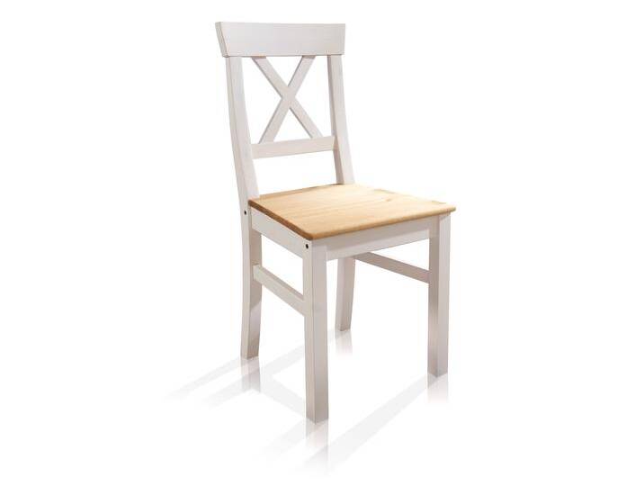 BORNHOLM Esstischstuhl, Material Massivholz, Kiefer weiss / BORNHOLM Esstischstuhl, Material Massivholz, Kiefer weiss / von Möbel-Eins