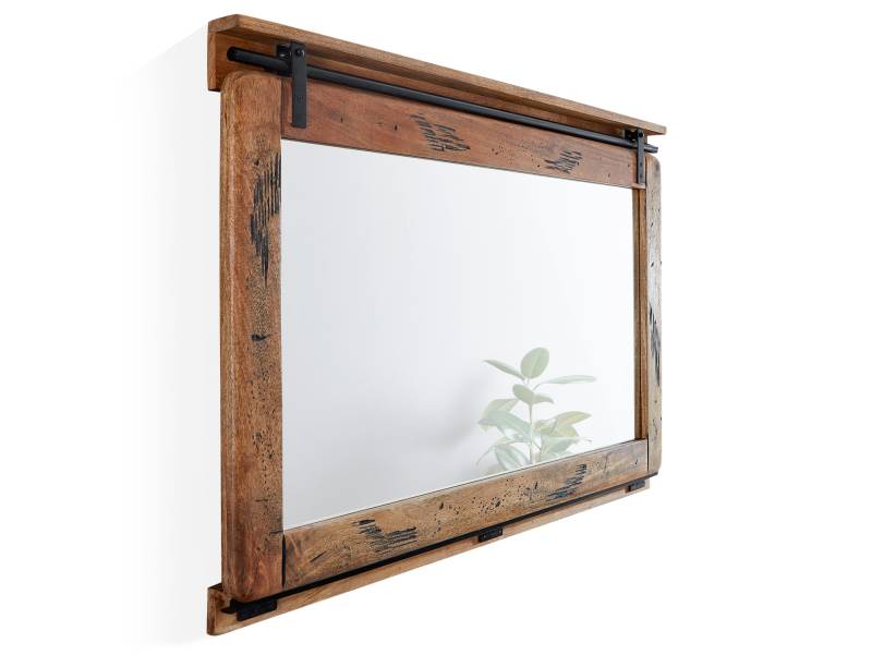 BRISTOL Bad Spiegel II, Material Massivholz, Mango rustikal BRISTOL Bad Spiegel II, Material Massivholz, Mango rustikal von Möbel-Eins