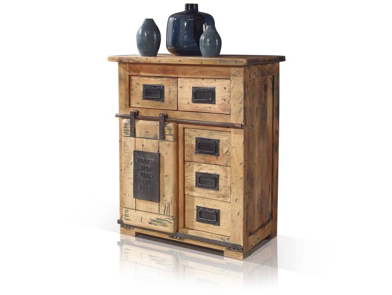 BRISTOL Sideboard I, Material Massivholz, Mango rustikal von Möbel-Eins