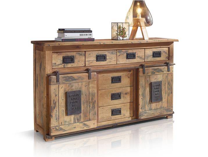 BRISTOL Sideboard III, Material Massivholz, Mango rustikal von Möbel-Eins